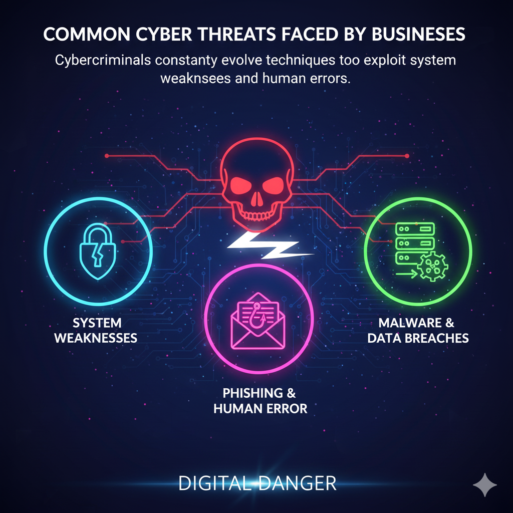 Common Cyber Threats Faced by Businesses