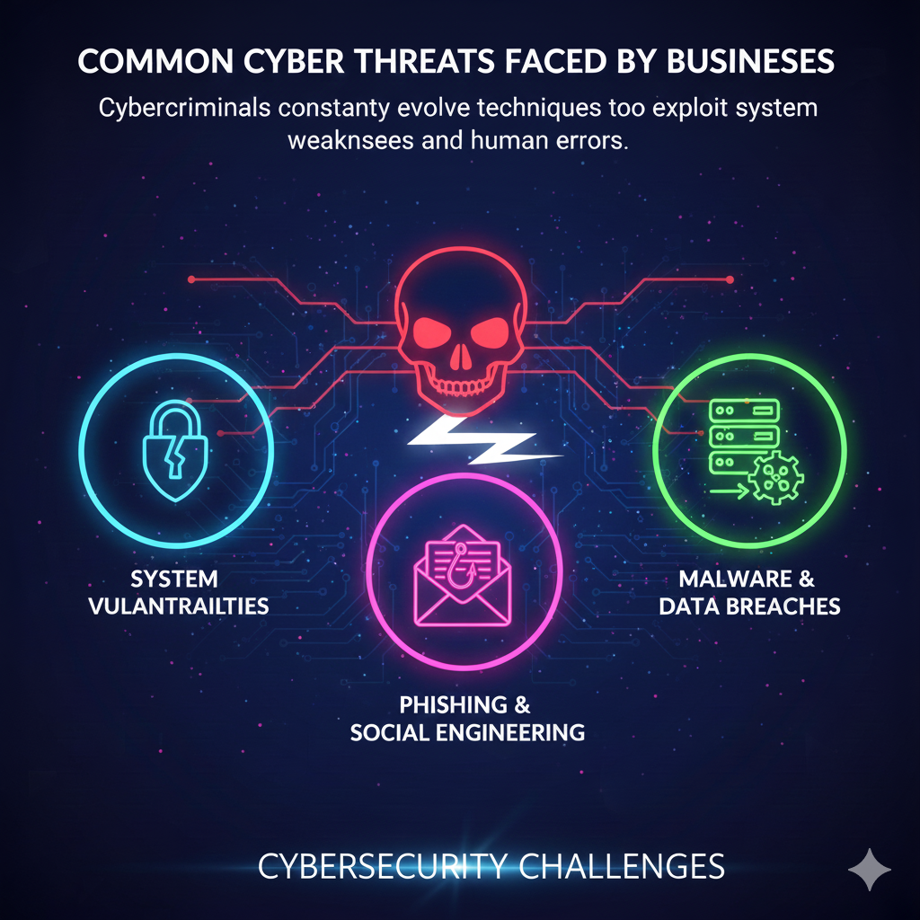 Common Cyber Threats Faced by Businesses