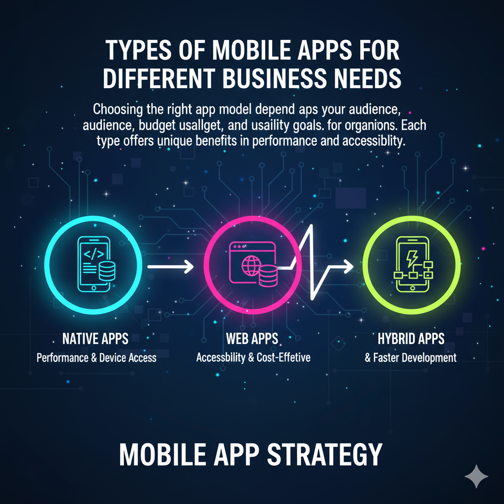 Types of Mobile Apps for Different Business Needs