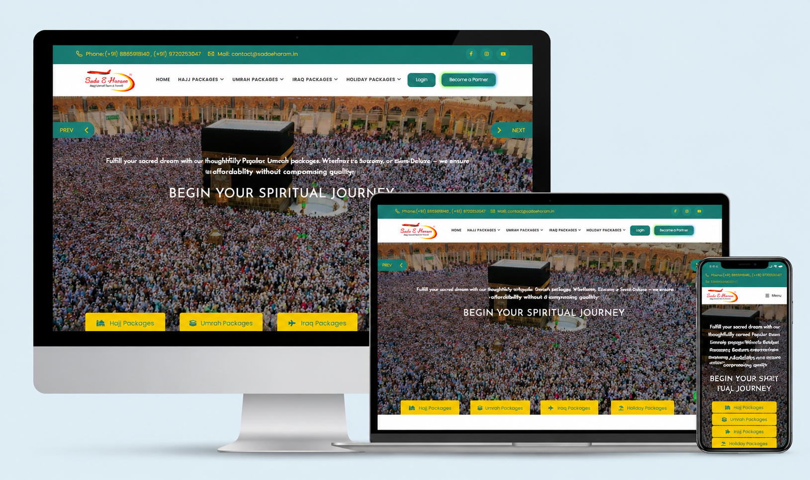 Sada E Haram – Hajj, Umrah & Islamic Travel Portal