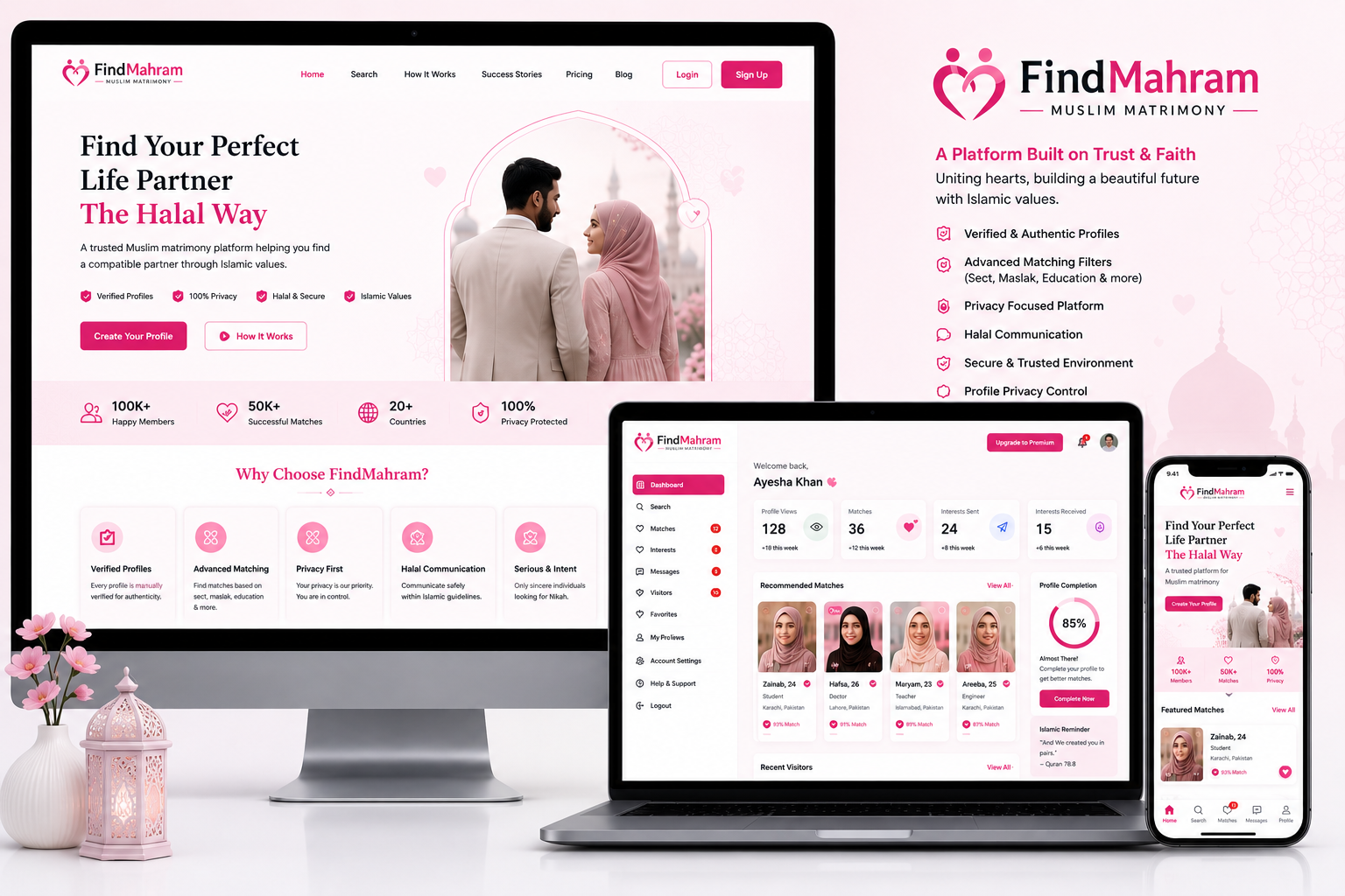 FindMahram – Muslim Matrimony & Matchmaking Platform