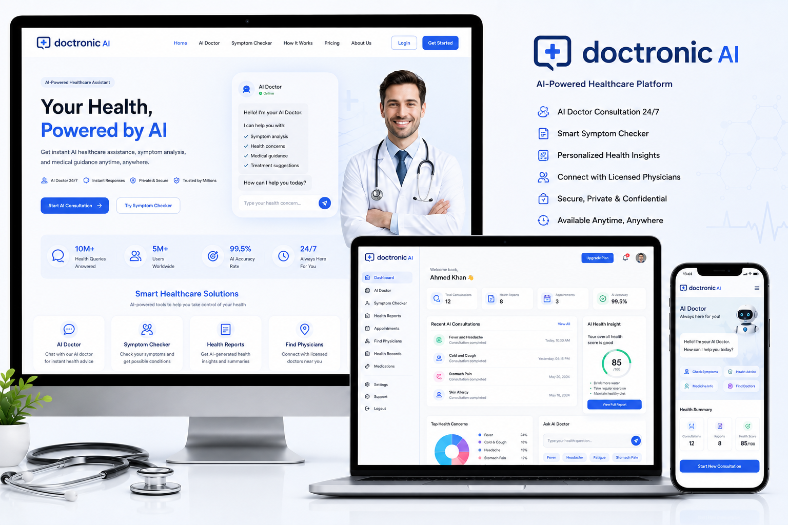 Doctron AI – AI-Powered Healthcare & Medical Consultation Platform